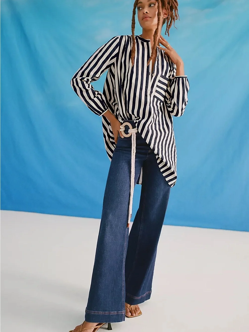Maeve by Anthropologie‎ The Jada High Rise Wide Leg Jeans